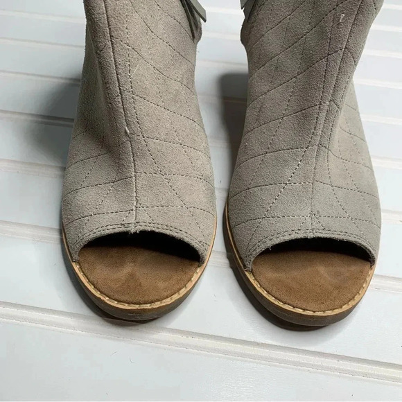 Toms Majorca Peep Toe Booties - Picture 6 of 10